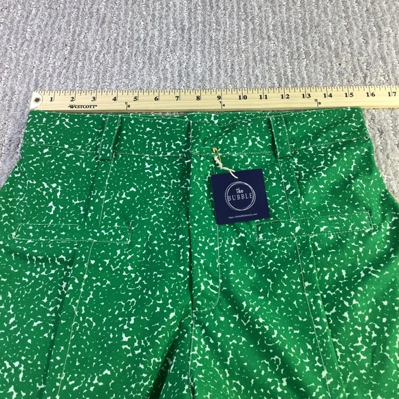 The Bubble Green &‎ White Print Performance Shorts - Moisture Wicking NWT - Picture 11 of 16